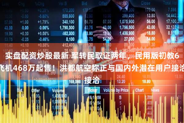 实盘配资炒股最新 军转民取证两年，民用版初教6飞机468万起售！洪都航空称正与国内外潜在用户接洽